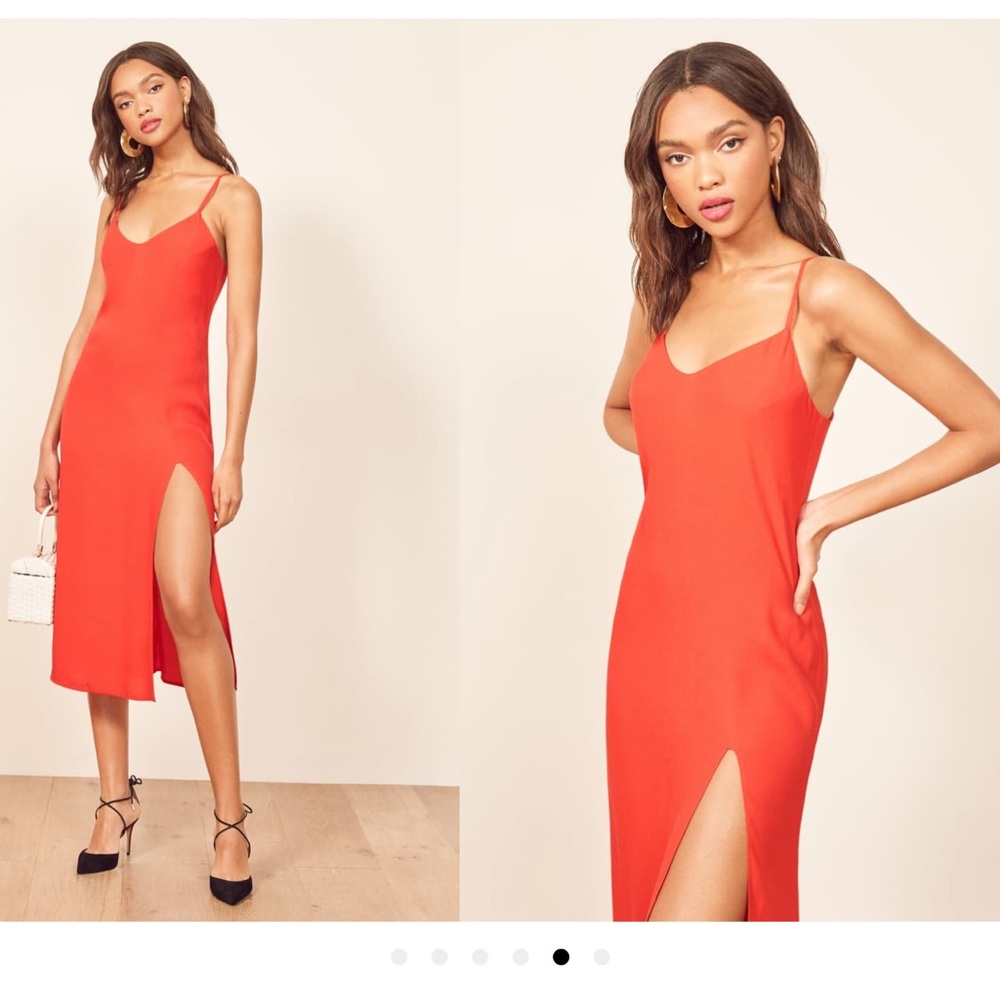REFORMATION CRIMINI DRESS - HOT DAY (SZ 8)